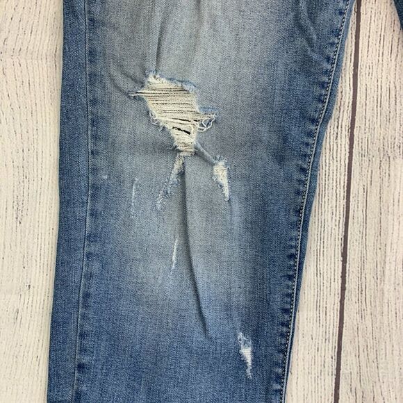 KanCan Jeans sz 31 Light Wash Straight Distressed Inseam 28.5" Stretch - Picture 5 of 13